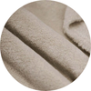 Taupe katoen fleece